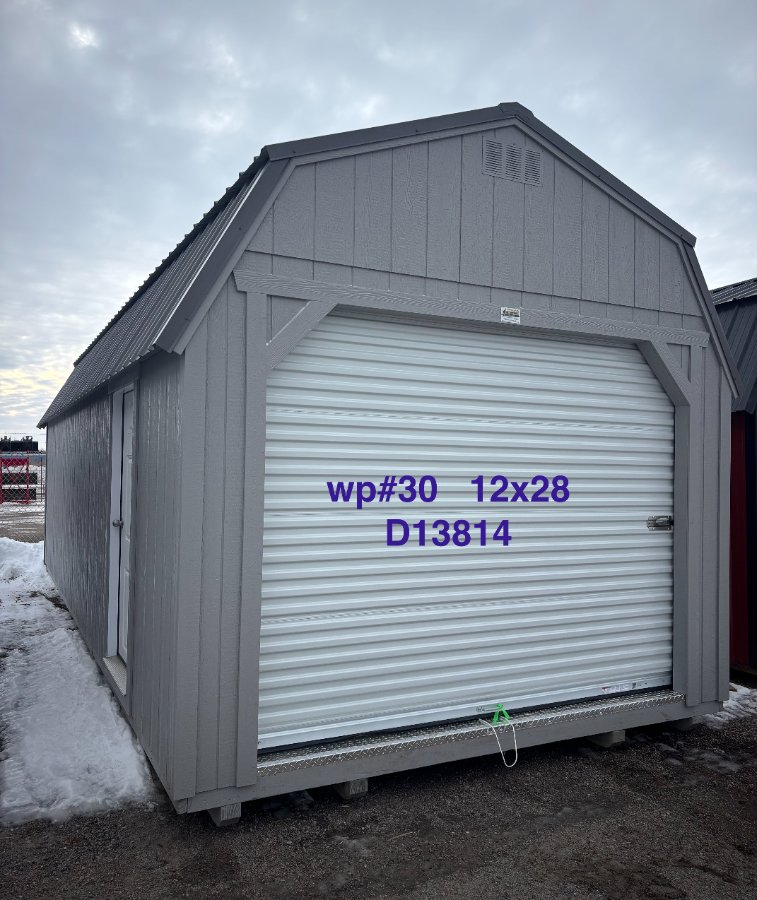 Lofted Barn Garage - 12x28
